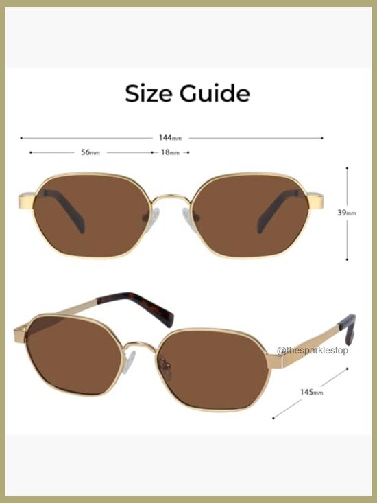 Metal Hexagon Retro Sunglasses with UV400 Protection